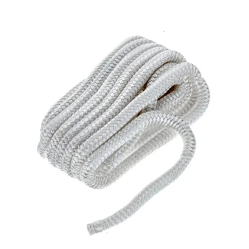 Cima In Treccia Solida 3/8 X 10 Piedi - Argento - Made In USA - Mad Dog Products - Foto 2