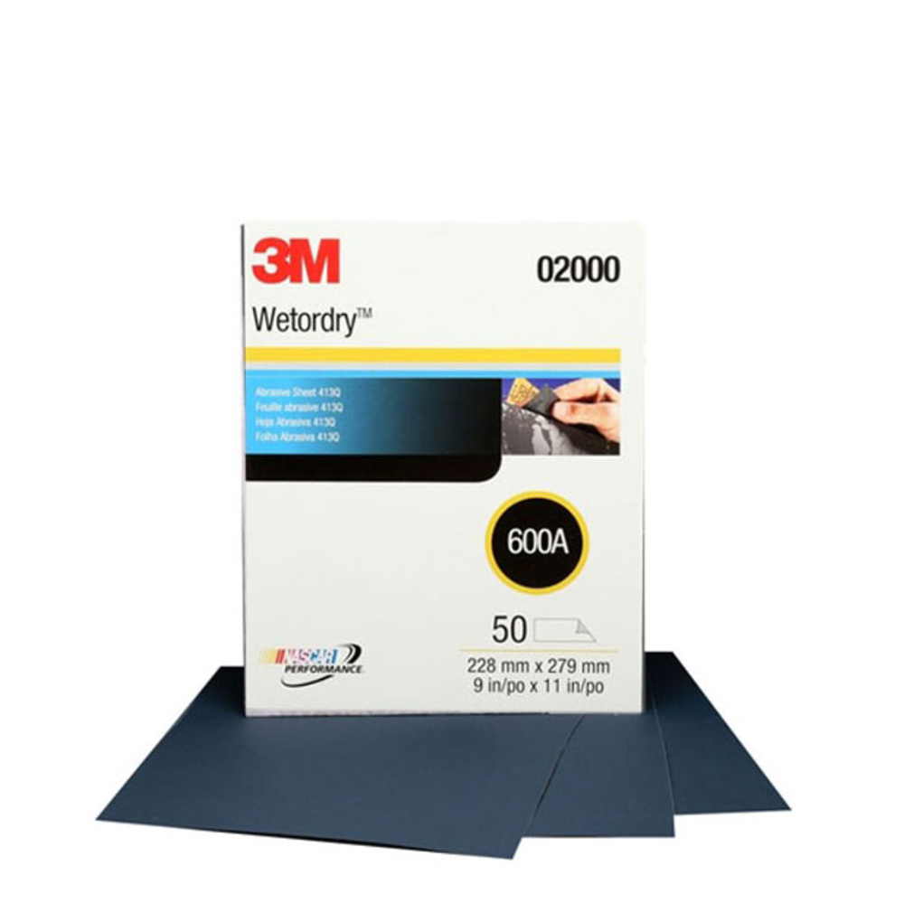 3M 413Q Wetordry 240A 3 2/3 X 9in #26791 Pack of 200 sheets 