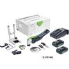 Festool 574855 Vecturo Cordless Multitool 3,1 EI-Set with depth stop and battery packs