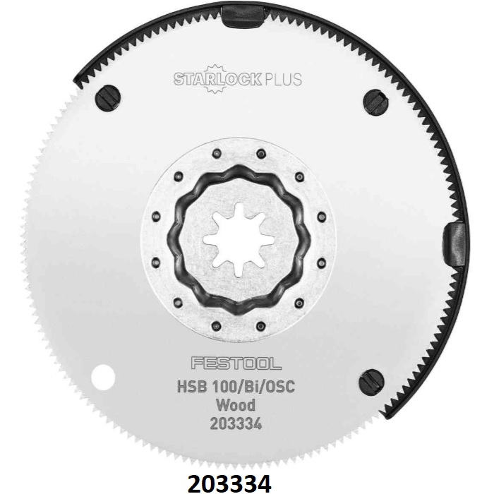 Wood Saw Blade 203334 4'' round Starlock Plus blade for long straight cuts