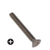 1/4-20 Stainless Steel Oval Head Phillips Drive Machine Screws