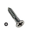 #6 Flat head phillips drive self tapping screws made of stainless steel