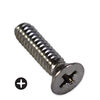 #1/4-20 stainless steel flat head phillips drive machine screws
