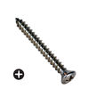 #10 Oval head phillips drive self tapping screws made of stainless steel