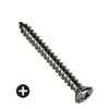 #14 Oval head phillips drive self tapping screws made of stainless steel