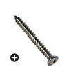 #6 Oval head phillips drive self tapping screws made of stainless steel