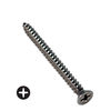 #8 Flat head phillips drive self tapping screws made of stainless steel