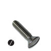 5/16-18 Stainless steel oval head slotted or straight slot drive machine screws