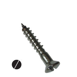 #8 S/S Wood Screws Oval Head Slotted