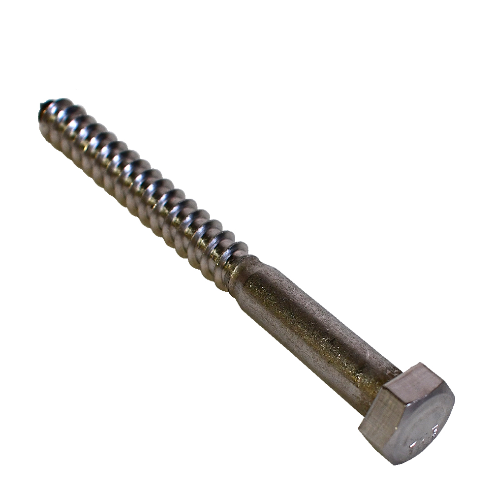 3/8 inch stainless steel lag screws