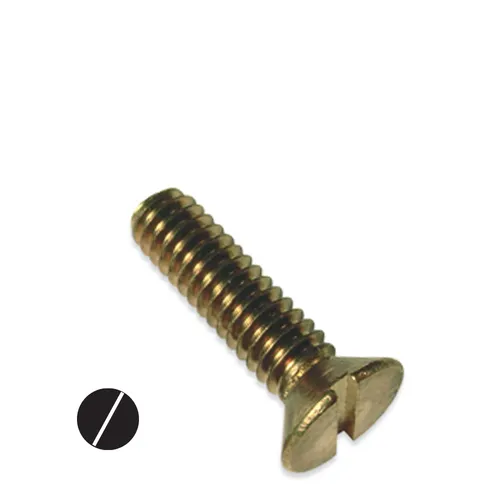 50 Viti Testa Tonda Per Metallo 10-24 X 1 Pollice - Ottone Massiccio - Slotted - Foto 2
