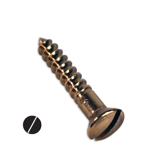 8 Bronze Wood Screws OH