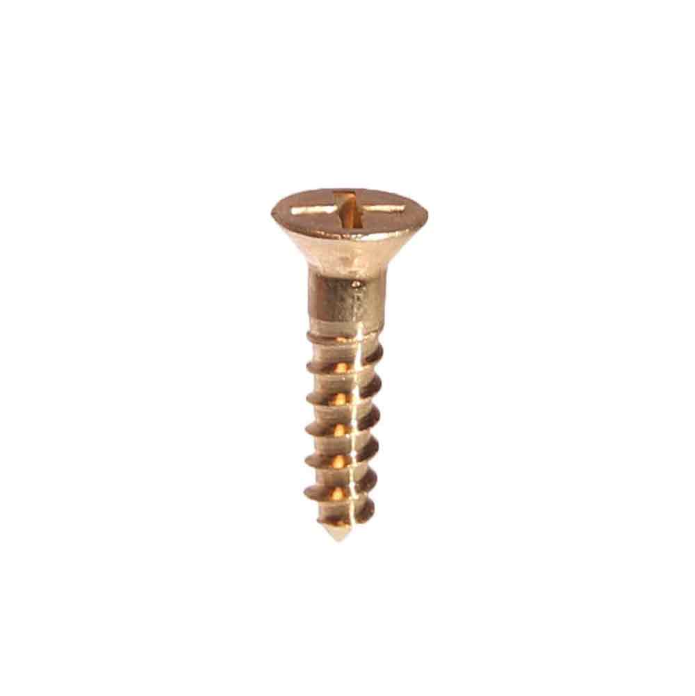 #10 x 1 Silicon Bronze Wood Screws Oval Head Slotted Drive Qty 25 