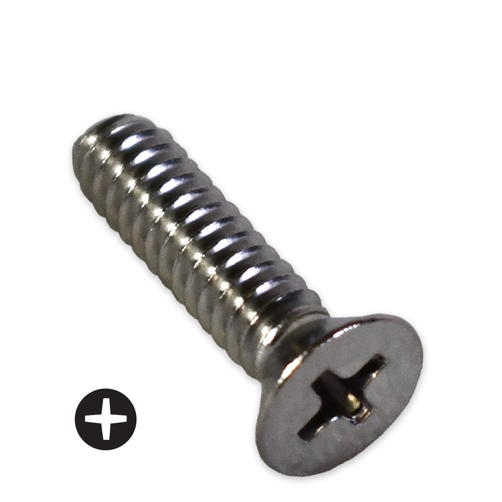 5mm stainless steel flat head phillips drive machine screws