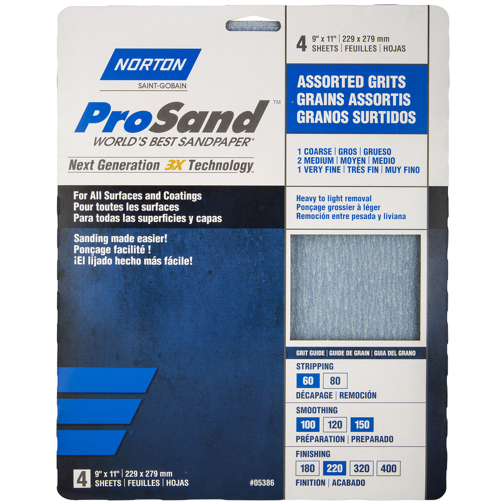Sandpaper Abrasive Sanding Sheets