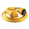 30A 125V EEL ShorePower Cordsets 12, 25, 50 in Yellow