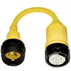 Marinco 50A (125/250V) Locking to 30A Locking Pigtail Adapter for shore power