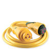 30A 125V EEL ShorePower Cordsets 12, 25, 50 in Yellow