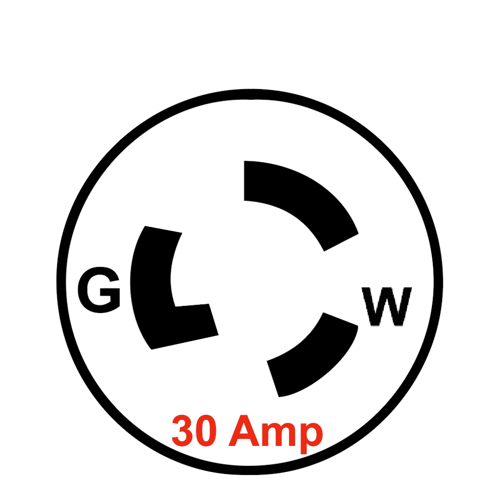 30 Amp 125V Boat Power Inlet