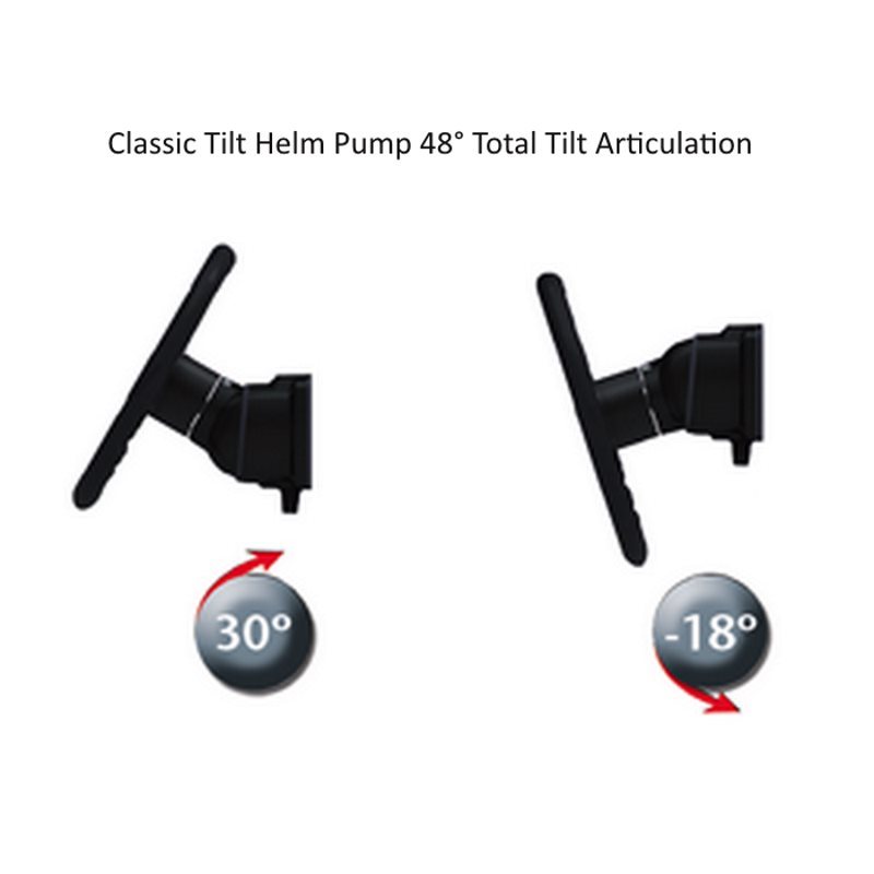 Teleflex SeaStar Solutions New Style Classic Tilt Helm Pumps 48 Degree Tilt Articulation