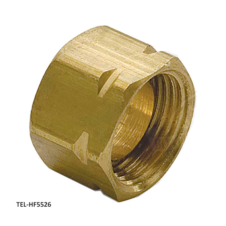 12mm BRASS COMPRESSION NUTS PACK OF 6 GAS COPPER PILOT PIPE TUBE TUBING FITTINGS