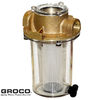 Groco Raw Water Strainers - Bronze with Monel filter basket