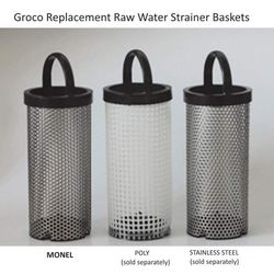 Groco Replacement Monel Raw Water Strainer Baskets