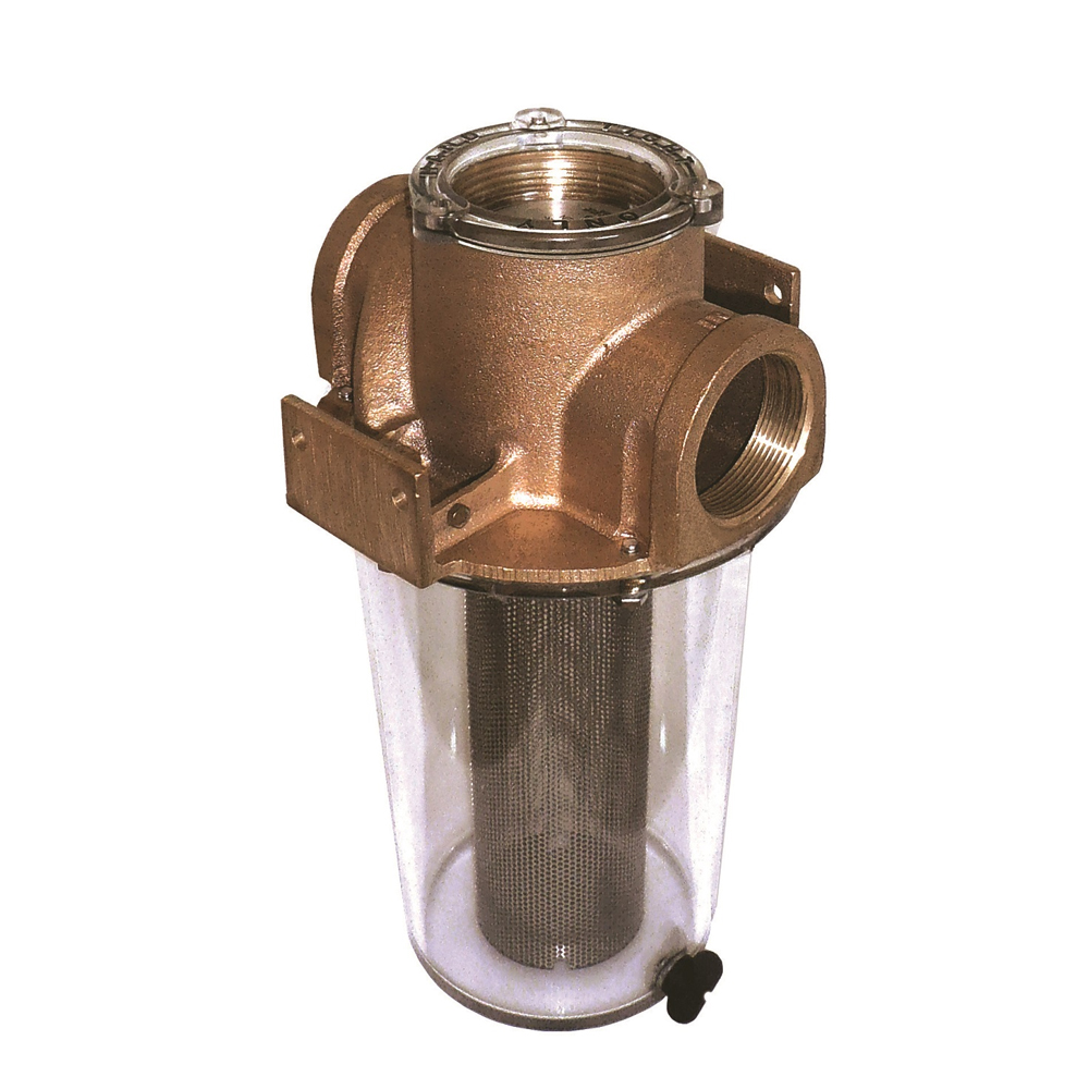 Groco Raw Water Strainers - Bronze with Monel filter basket