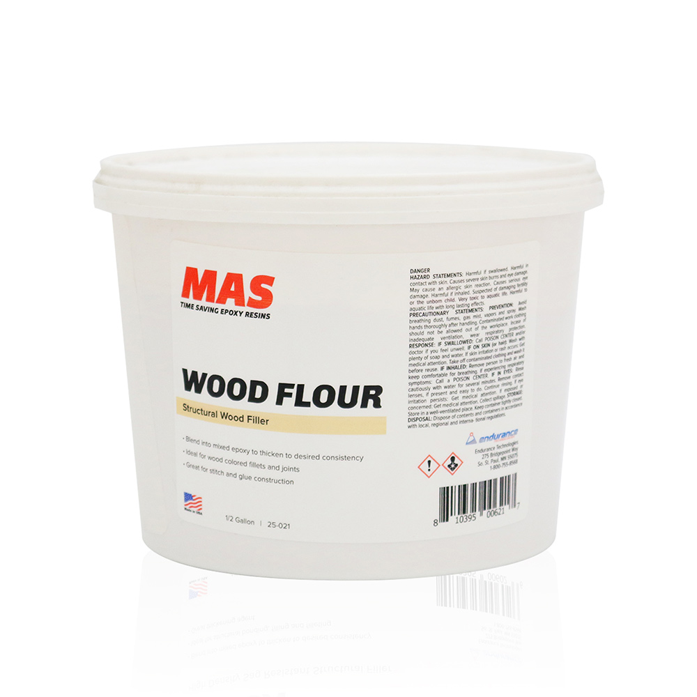 MAS Epoxies Wood Flour  1/2 Gallon