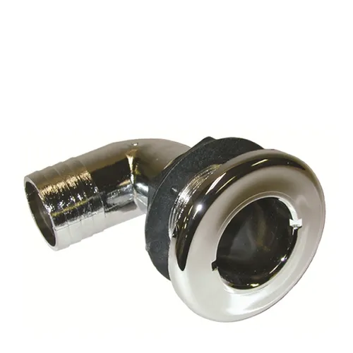 TH Marine Boat Thru Hull Connector Fitting TH-1500C | 1 3/4 Inch Black
