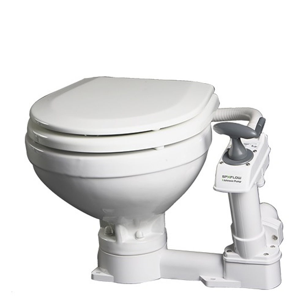 Johnson Pump AquaT Compact Manual Toilet