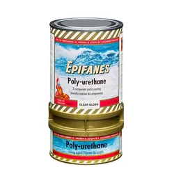 Halvar Shiny Red PU Boat Paint - RAL 3000/3031, For Metal & Wood, Made In Germany