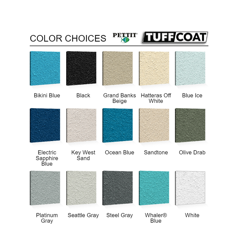 Pettit Tuff Coat Non-Skid Coating Color Choices