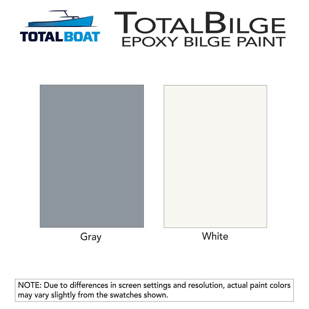 TotalBoat Bilge Paint Color Chart