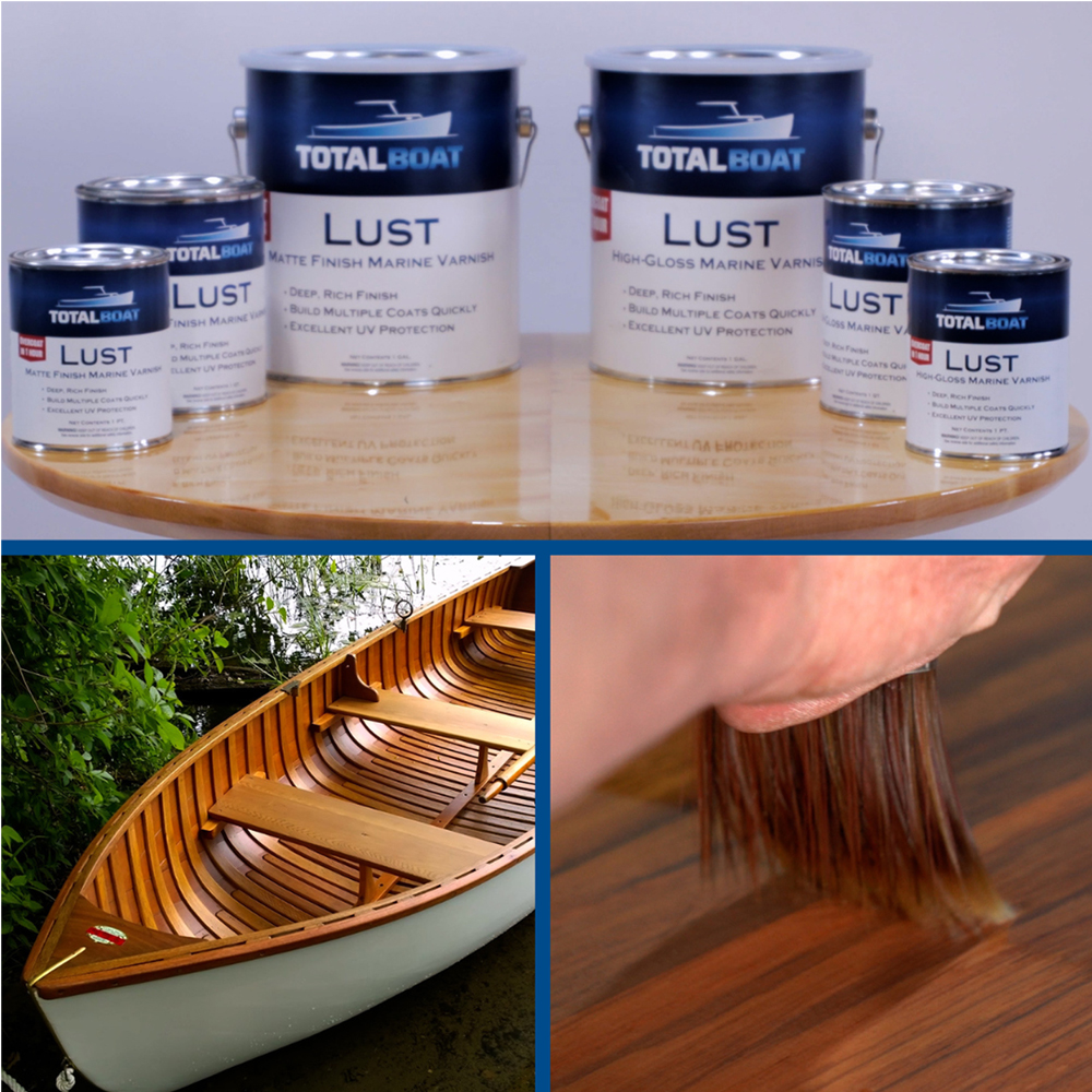 TotalBoat Lust Marine Spar Varnish Application - Rolling, Spraying, Brushing