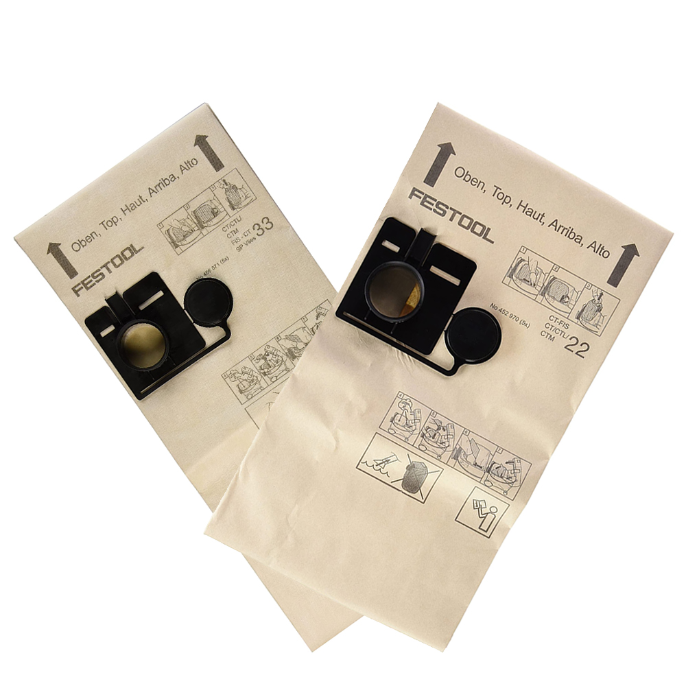 Festool CT Vacuum Disposable Filter Bags