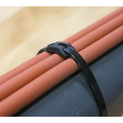 16" 120 lb. Low Profile Nylon Cable Ties