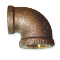 Reducing Elbow Fittings - Bronze , NPT
