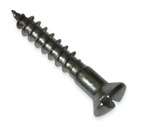 #6 S/S Wood Screws Oval Head Slotted