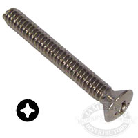 1/4-20 Stainless Steel Oval Head Phillips Drive Machine Screws
