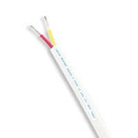 Made in the USA 50 ft 10//2 AWG Duplex Round DC Marine Wire - Red//Yellow