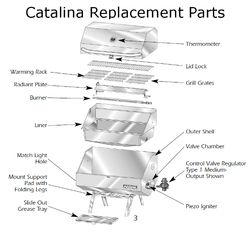 Magma Catalina Grill Replacement Parts
