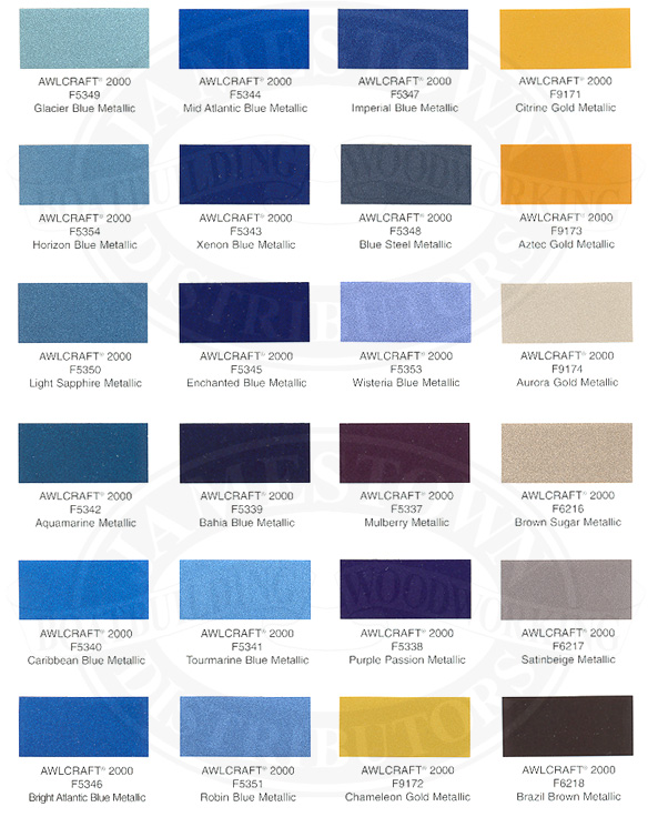 Awlgrip Paint Color Chart